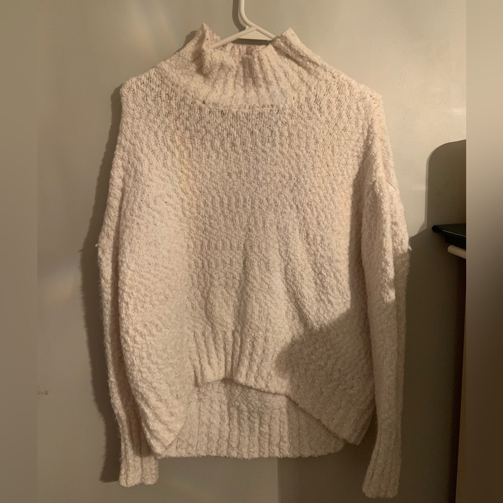 White Cynthia Rowley turtleneck sweater